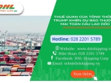 Thuế quan của Tổng thống Trump khiến dự báo thương mại toàn cầu lao dốc