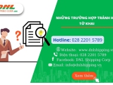 Những Trường Hợp Tránh Hủy Tờ Khai 
