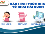 Các hình thức khai tờ khai hải quan cần phải biết 