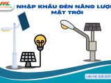 Nhập khẩu đèn năng lượng mặt trời