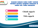 Danh sách các mặt hàng nhập khẩu chính ngạch rẻ hơn cả tiểu ngạch ❓