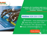 Những lỗi thường gặp khi làm thủ tục hải quan và cách phòng  tránh.