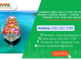 HƯỚNG DẪN XỬ LÝ KHI TỜ KHAI PHÂN LUỒNG XANH - VÀNG - ĐỎ TRONG THỦ TỤC HẢI QUAN