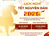 DNL SHIPPING THÔNG BÁO LỊCH NGHỈ TẾT NGUYÊN ĐÁN ẤT TỴ 2026