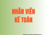 TUYỂN DỤNG KẾ TOÁN VIÊN