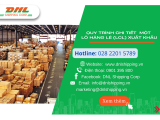 QUY TRÌNH CHI TIẾT  MỘT LÔ HÀNG LẺ (LCL) XUẤT KHẨU