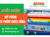 Dịch vụ logistics xuất nhập khẩu mỹ phẩm, thực phẩm chức năng trọn gói