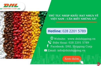 Thủ tục nhập khẩu hạt nhựa về Việt Nam - Cần biết những gì?