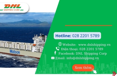 MATSON – HÃNG TÀU CHUYÊN TUYẾN HÀNG CAO CẤP ĐI MỸ
