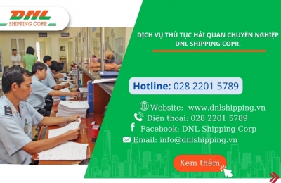 Dịch Vụ Thủ Tục Hải Quan Chuyên Nghiệp - DNL SHIPPING COPR.