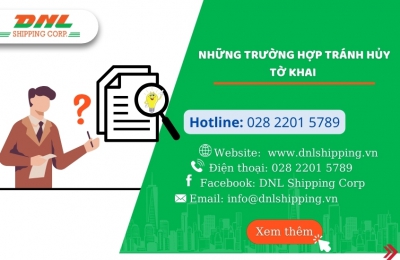 Những Trường Hợp Tránh Hủy Tờ Khai 