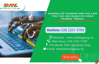 Những lỗi thường gặp khi làm thủ tục hải quan và cách phòng  tránh.