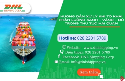 HƯỚNG DẪN XỬ LÝ KHI TỜ KHAI PHÂN LUỒNG XANH - VÀNG - ĐỎ TRONG THỦ TỤC HẢI QUAN